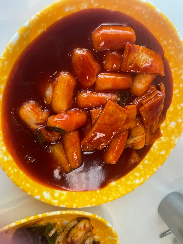 Tteokbokki (spicy rice cakes) at Sso Yummy in Calgary Chinatown