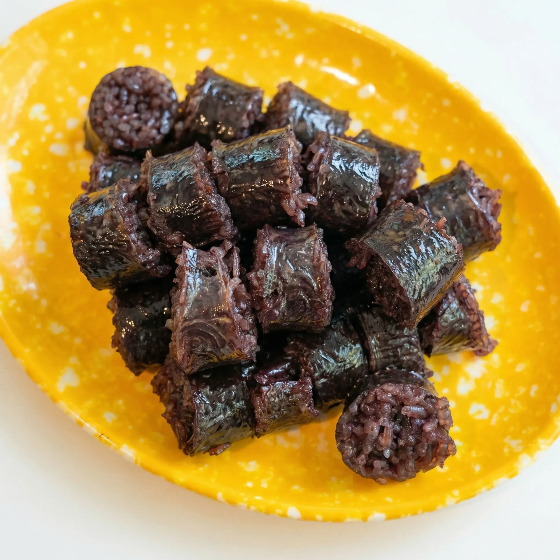 Delicious Soondae (Korean Blood Sausage) in Calgary Chinatown, AB